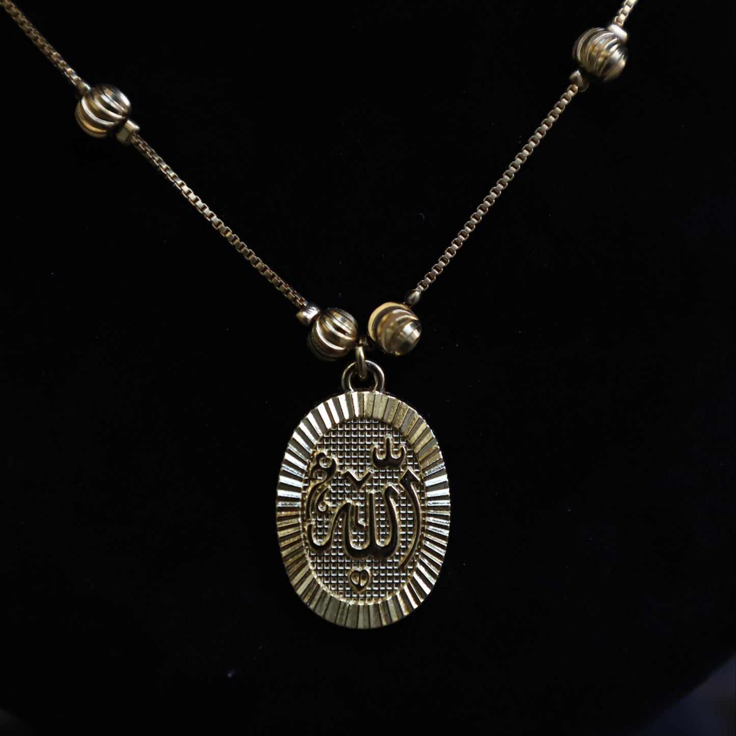 Allah Graceful Gold Pendant Necklace💖