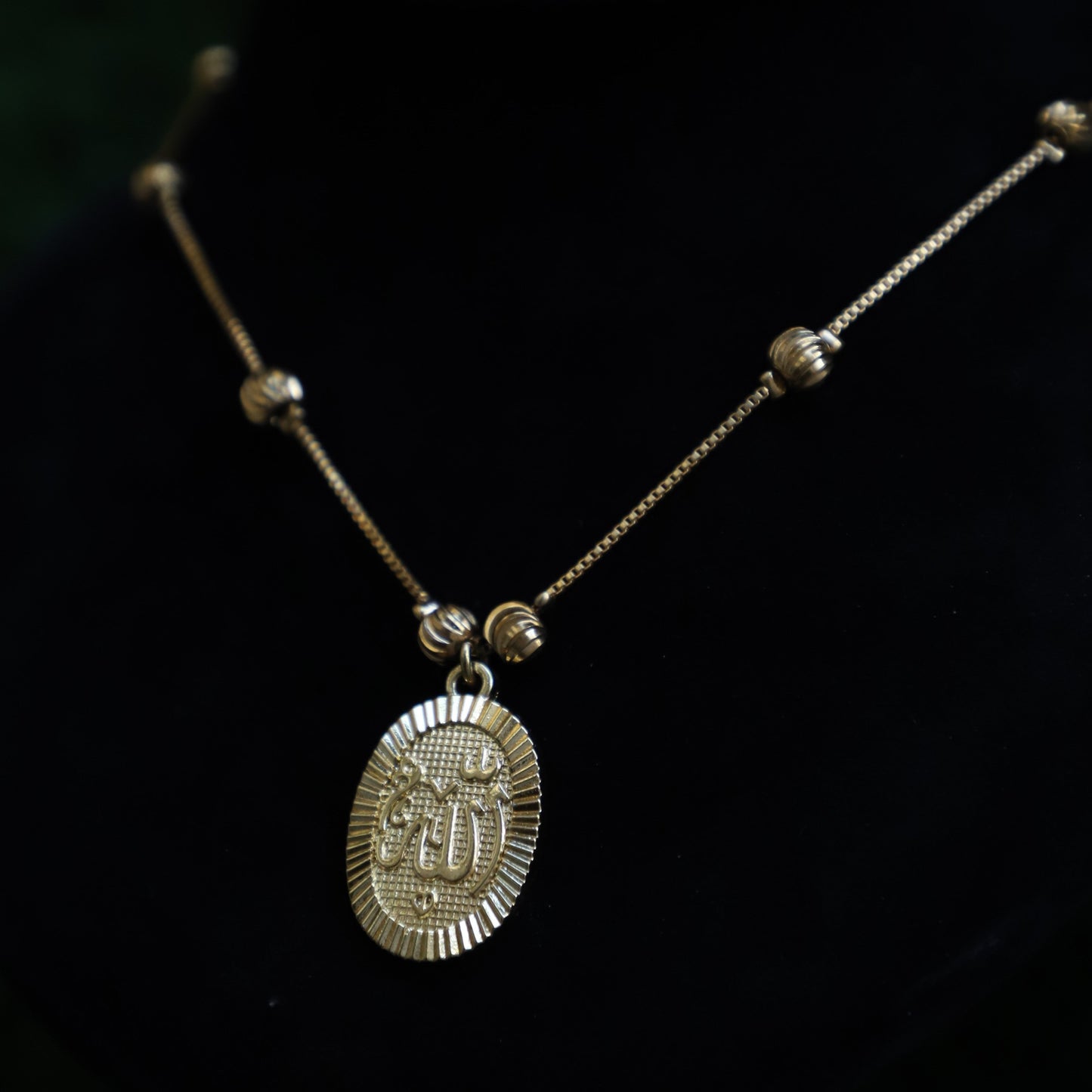 Allah Graceful Gold Pendant Necklace💖